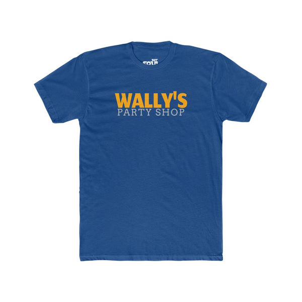 Wally's Party Shop Men's Cotton Crew Tee