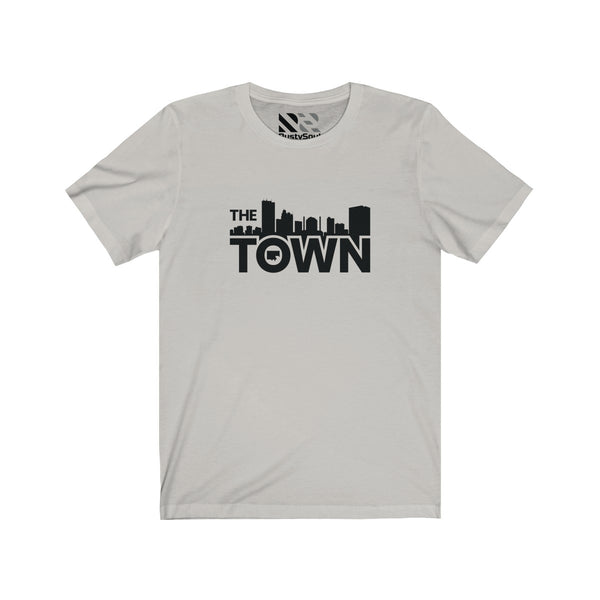 The Town "Skyline" (Black) Unisex Jersey Short Sleeve Tee