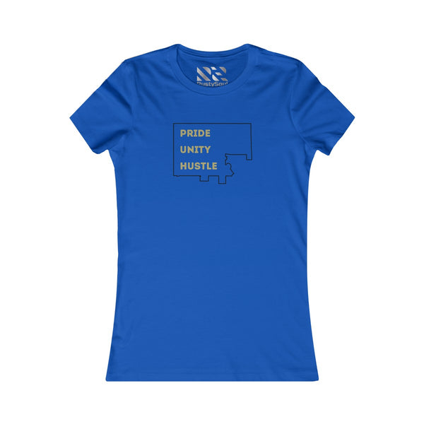 The Town "PRIDE UNITY HUSTLE" Women's Favorite Tee