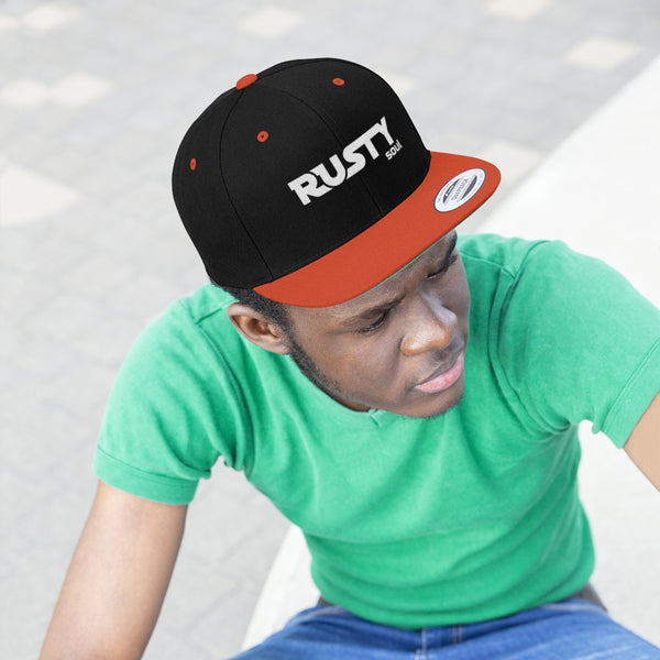 RustySoul Unisex Flat Bill Hat