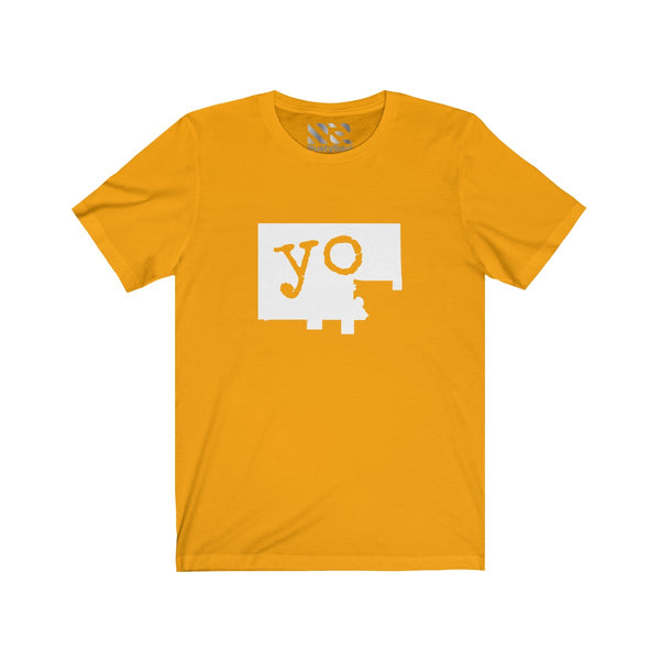 The Town "YO" (White) Unisex Jersey Short Sleeve Tee