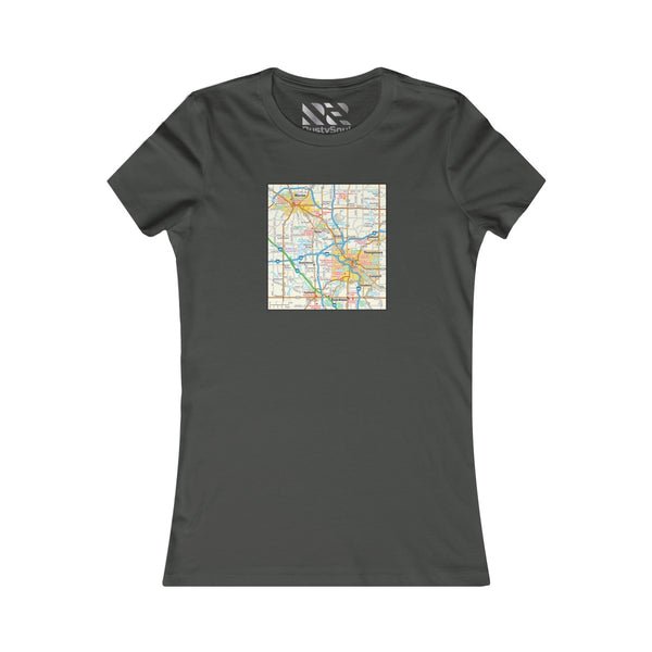 The Town "Map" 2 Women's Favorite Tee