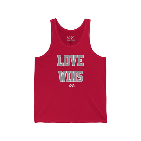 "LOVE WINS" Unisex Jersey Tank