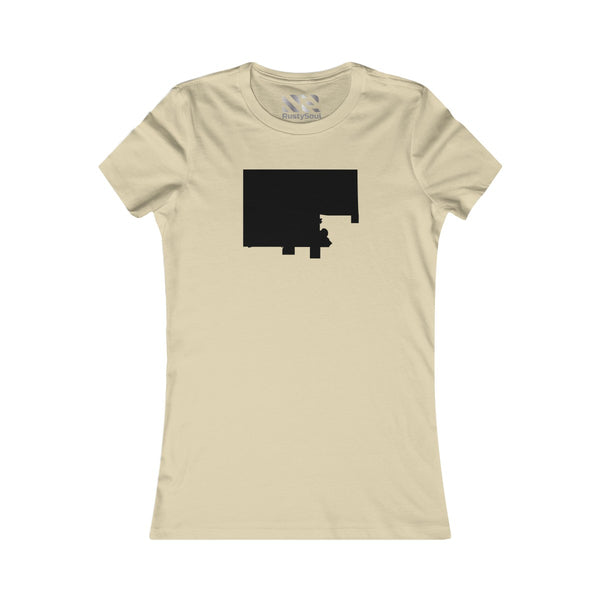 The Town "Silhouette" (Black) Women's Favorite Tee