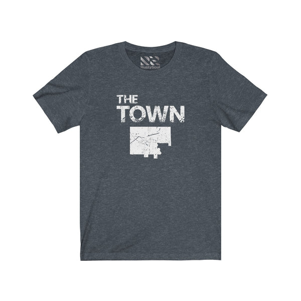 The Town 3 (White) Unisex Jersey Short Sleeve Tee