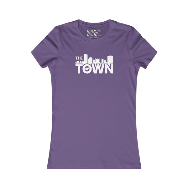 The Town "Skyline" (White) Women's Favorite Tee