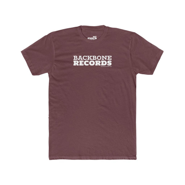 BACKBONE RECORDS Men's Cotton Crew Tee