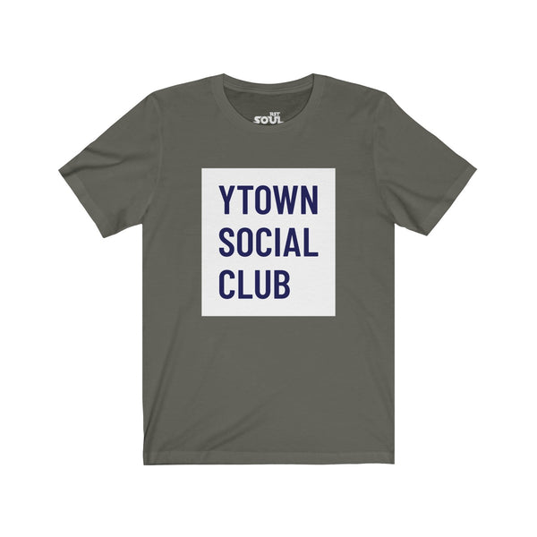 Y TOWN SOCIAL CLUB Unisex Jersey Short Sleeve Tee