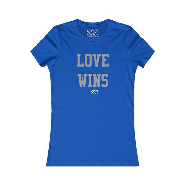 Love Wins (Gray) Women's Favorite Tee