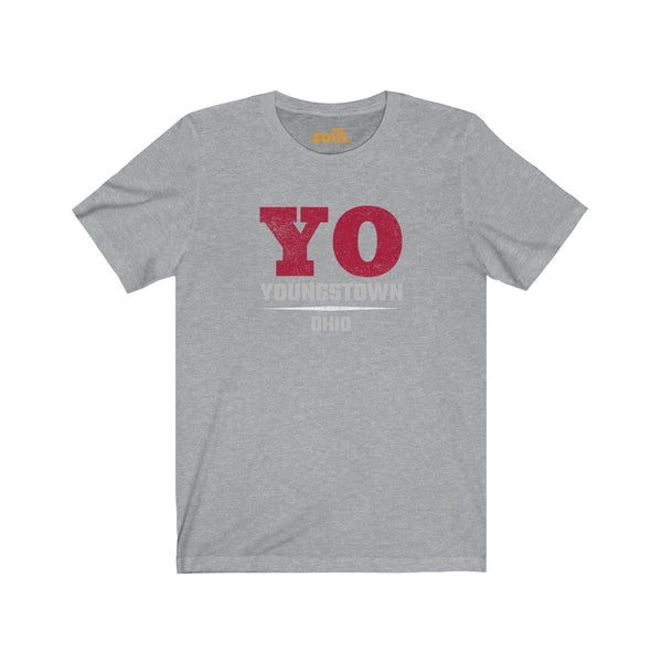 "YO" Unisex Jersey Short Sleeve Tee