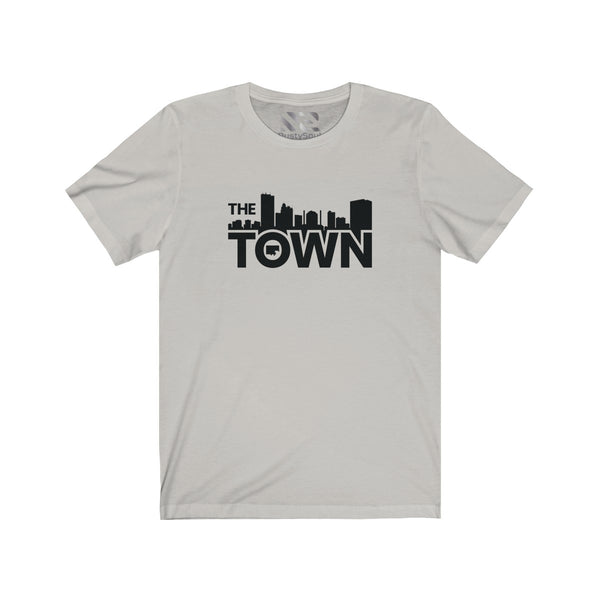 The Town "Skyline" (Black) Unisex Jersey Short Sleeve Tee