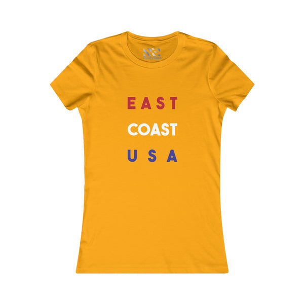"East Coast USA" Women's Favorite Tee