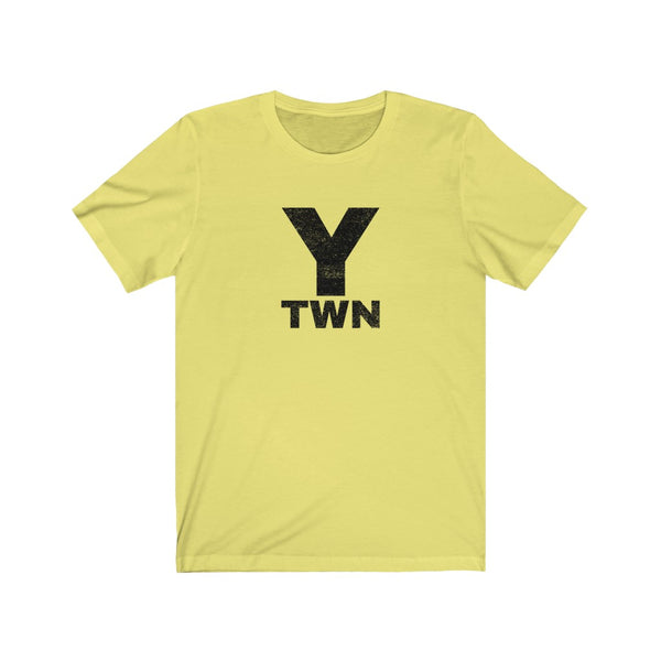"Y TWN" Men's Cotton Crew Tee
