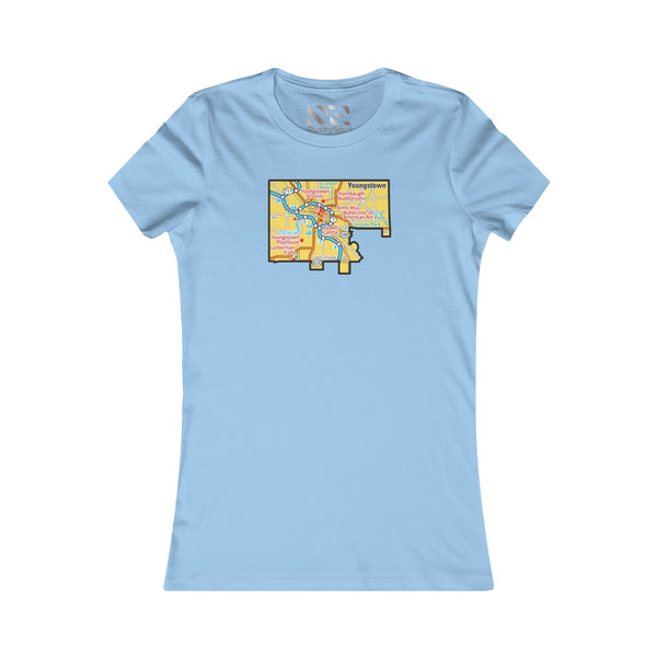 The Town "Map" Women's Favorite Tee