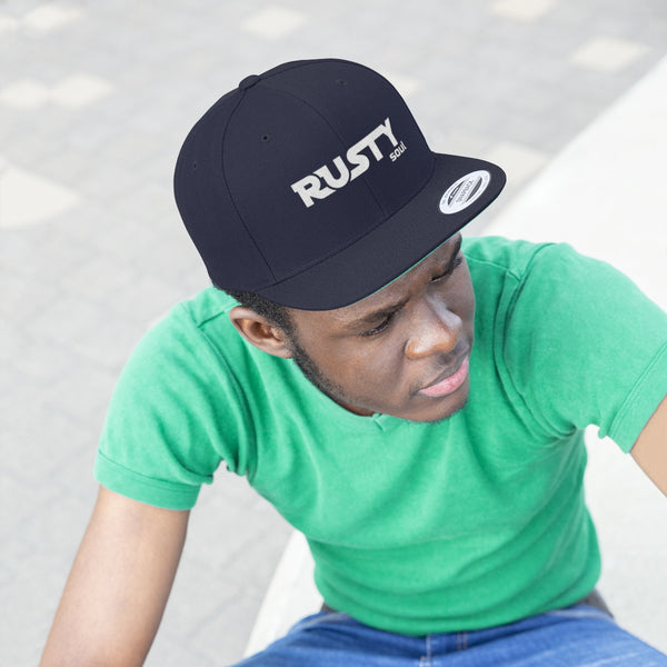 RustySoul Unisex Flat Bill Hat