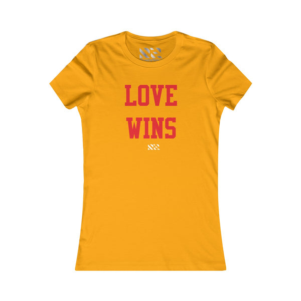Love Wins (Red) Women's Favorite Tee