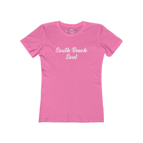 "South Beach Soul" Women's The Boyfriend Tee