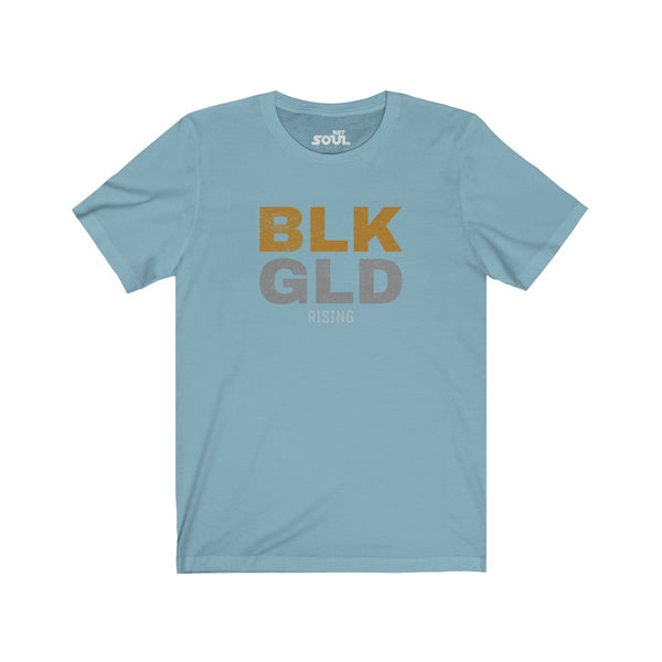 BLK GLD Rising Unisex Jersey Short Sleeve Tee