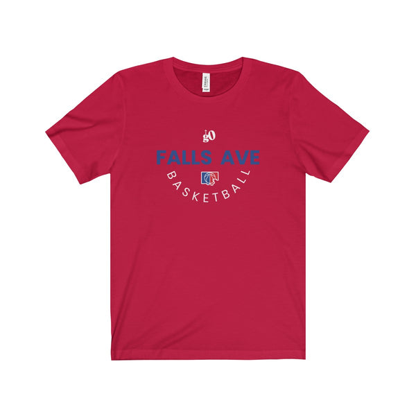 "Falls Ave Basketball" Unisex Jersey Short Sleeve Tee