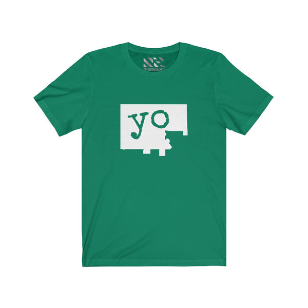 The Town "YO" (White) Unisex Jersey Short Sleeve Tee
