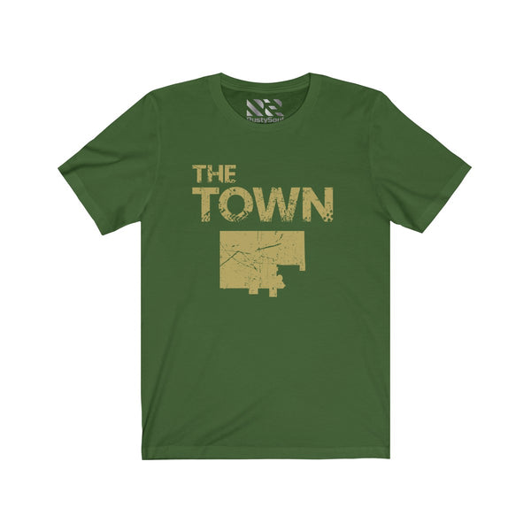 The Town 3 (Gold) Unisex Jersey Short Sleeve Tee