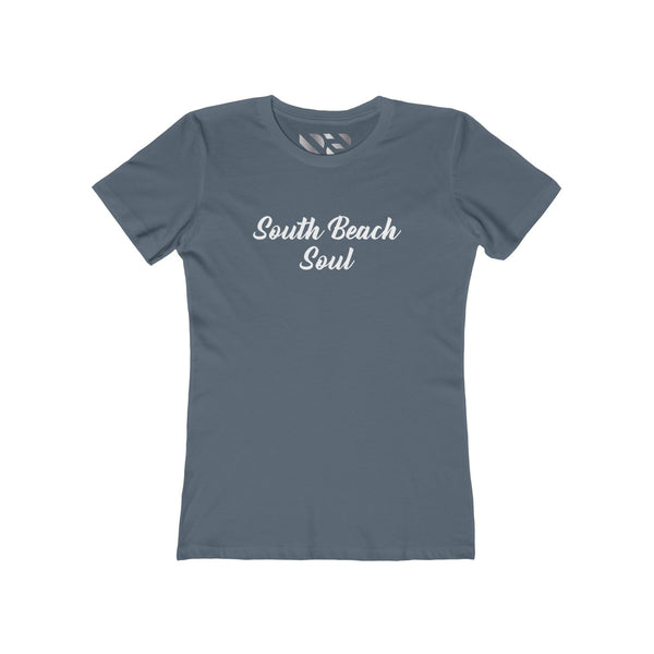 "South Beach Soul" Women's The Boyfriend Tee