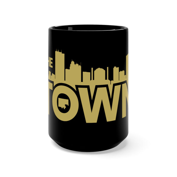 The Town Black Mug 15oz