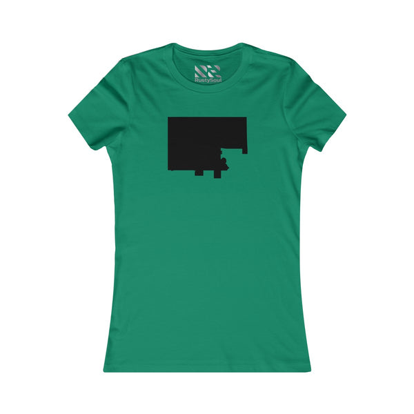 The Town "Silhouette" (Black) Women's Favorite Tee