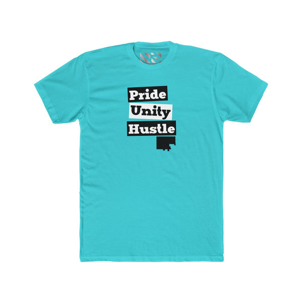 "Pride Unity Hustle" Men's Cotton Crew Tee