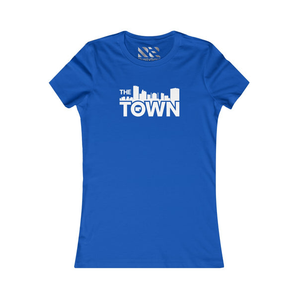 The Town "Skyline" (White) Women's Favorite Tee