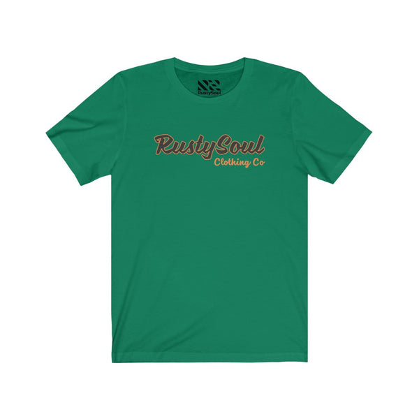 RustySoul Brand (Navy & Orange) Unisex Jersey Short Sleeve Tee