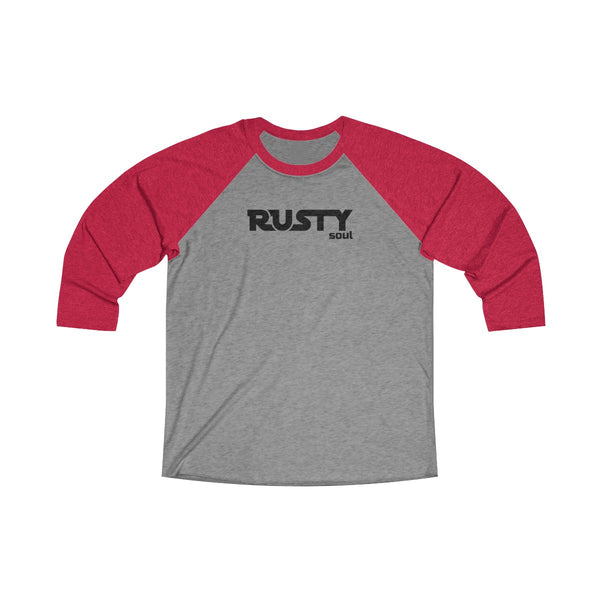 RustySoul Brand Unisex Tri-Blend 3/4 Raglan Tee